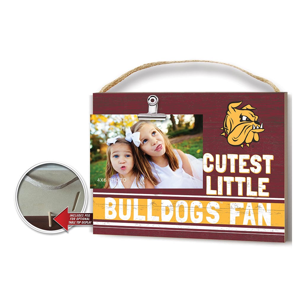 Cutest Little Team Logo Clip Photo Frame Minnesota (Duluth) Bulldogs