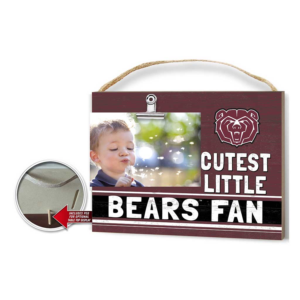 Cutest Little Team Logo Clip Photo Frame Missouri State Bears