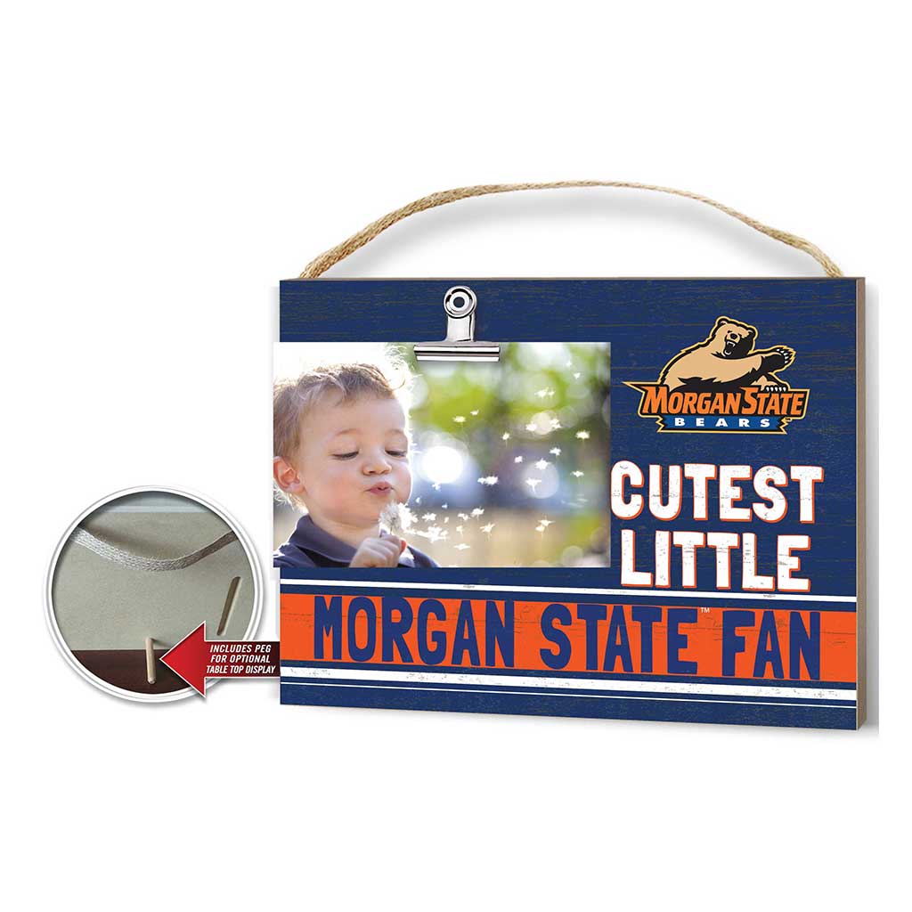 Cutest Little Team Logo Clip Photo Frame Morgan State Bears