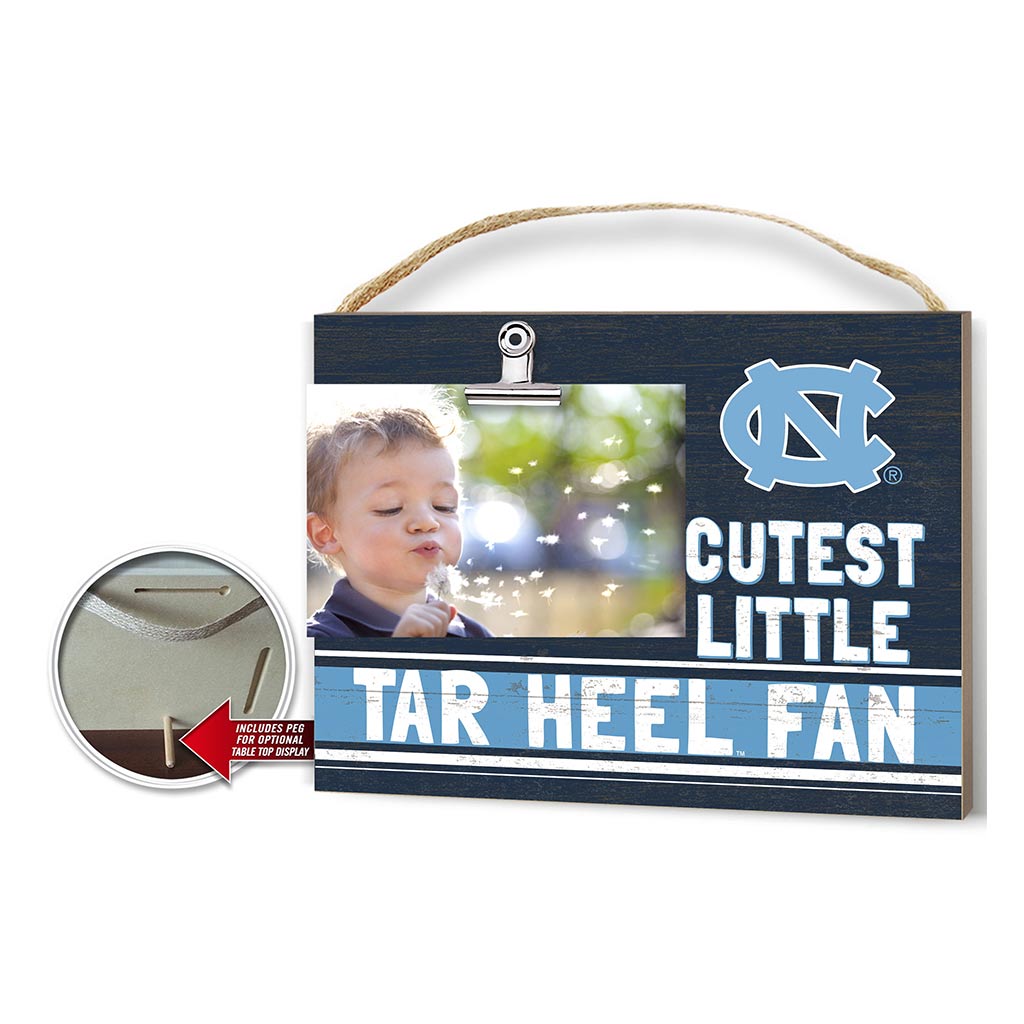 Cutest Little Team Logo Clip Photo Frame North Carolina (Chapel Hill) Tar Heels