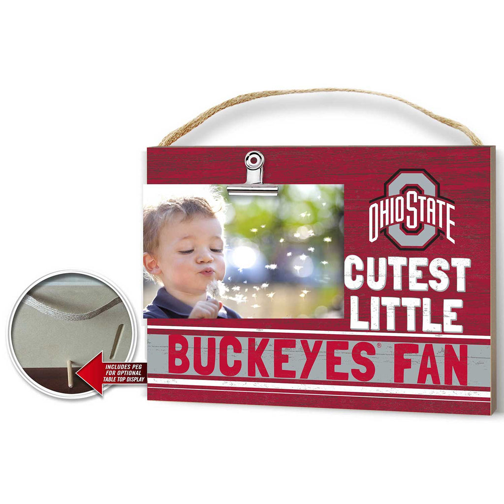 Cutest Little Team Logo Clip Photo Frame Ohio State Buckeyes