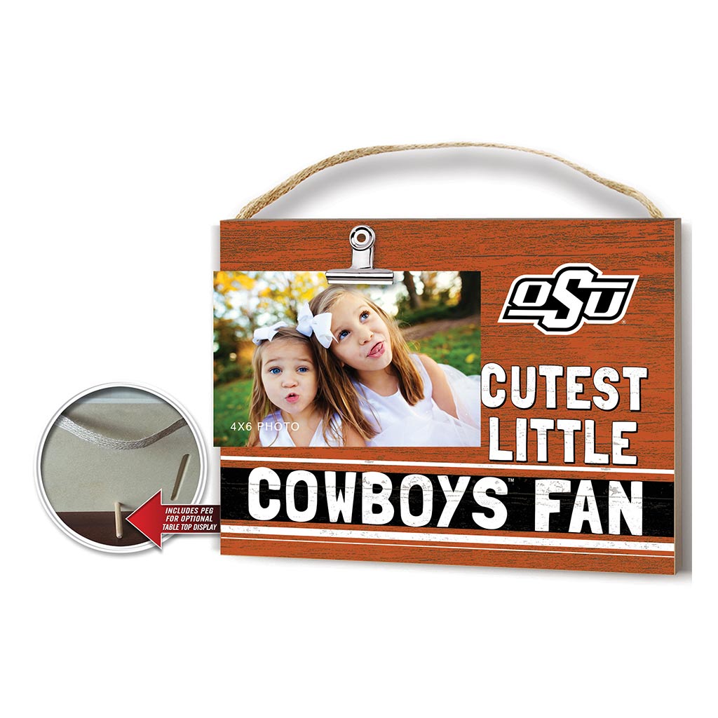 Cutest Little Team Logo Clip Photo Frame Oklahoma State Cowboys