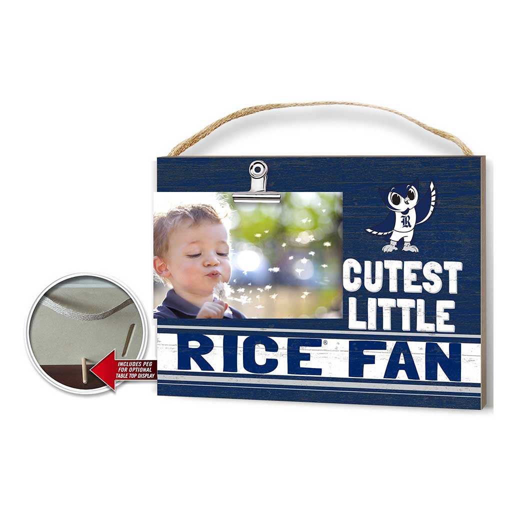 Cutest Little Team Logo Clip Photo Frame Rice Owls