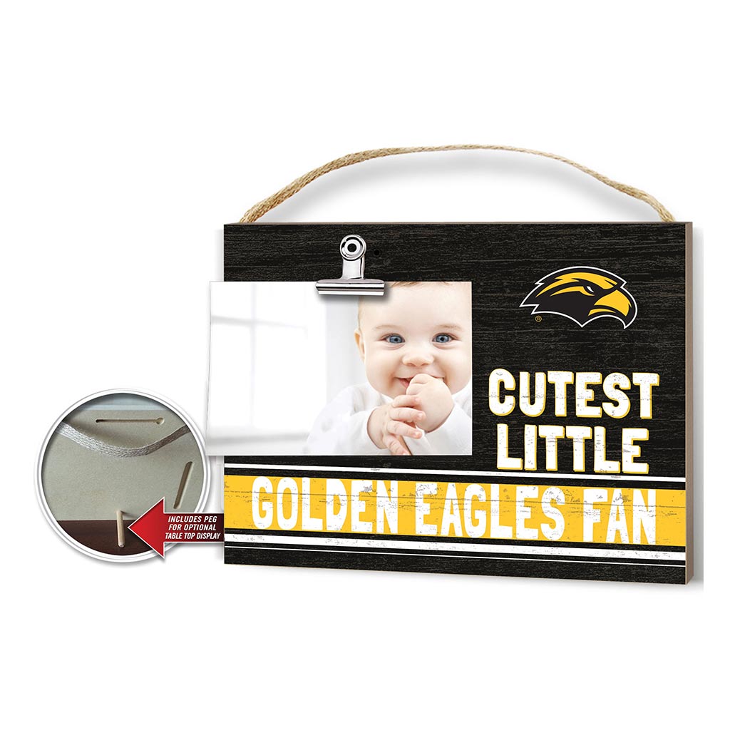 Cutest Little Team Logo Clip Photo Frame Southern Mississippi Golden Eagles
