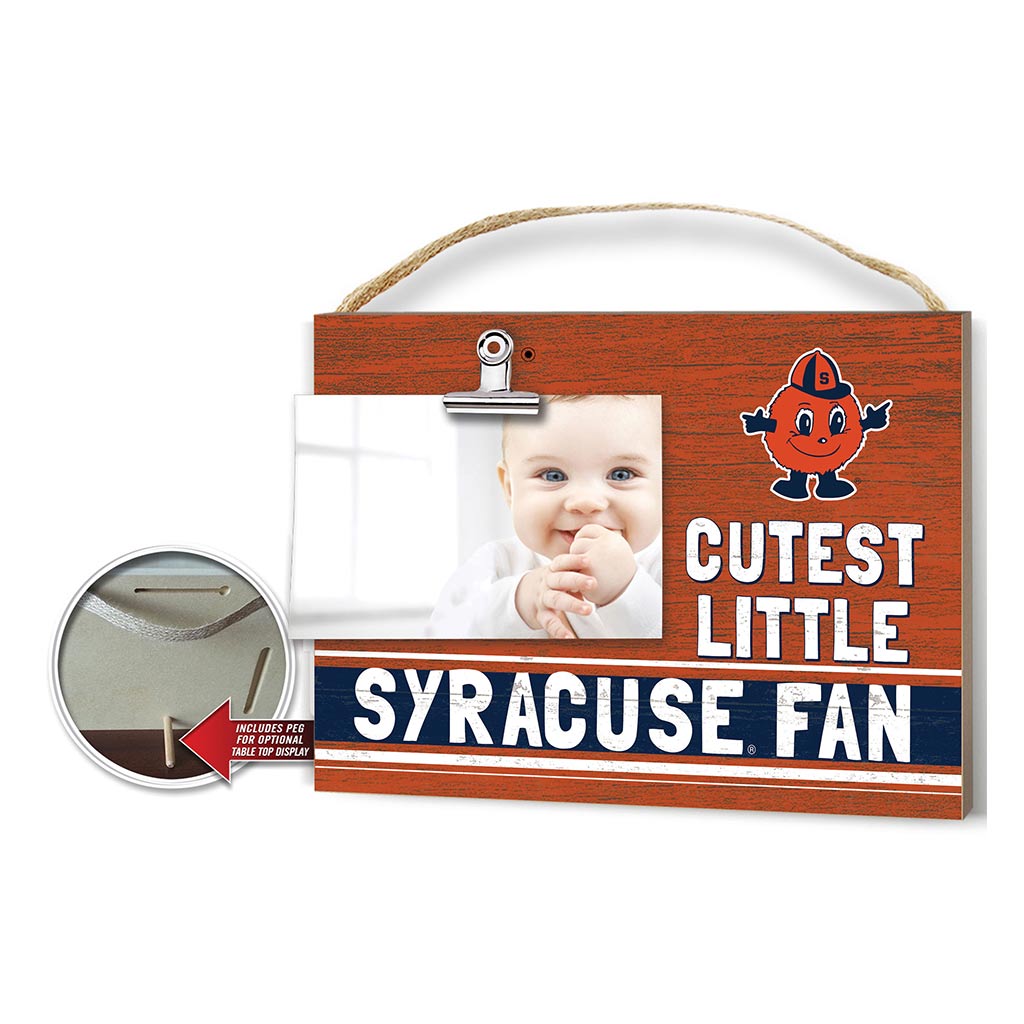 Cutest Little Team Logo Clip Photo Frame Syracuse Orange