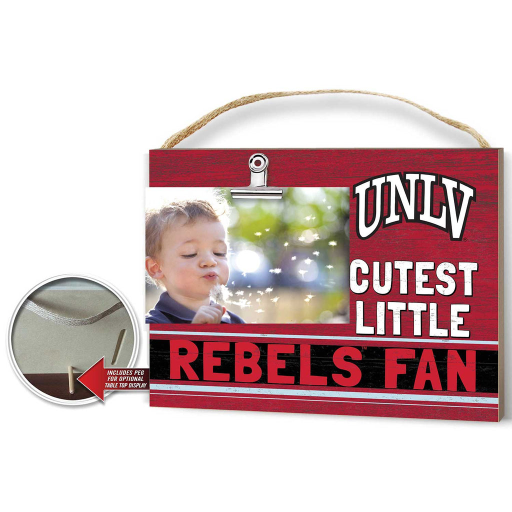 Cutest Little Team Logo Clip Photo Frame University of Nevada Las Vegas Rebels