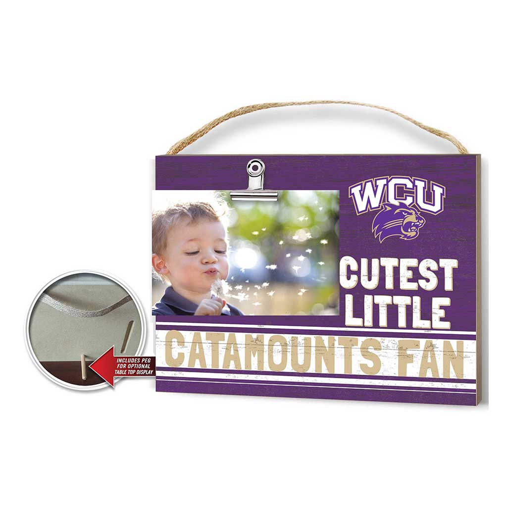 Cutest Little Team Logo Clip Photo Frame Western Carolina Catamounts