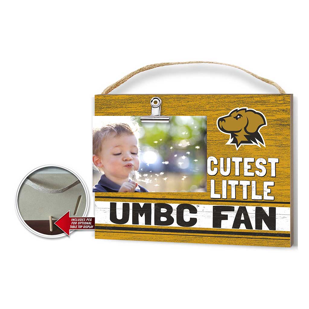 Cutest Little Team Logo Clip Photo Frame University of Maryland- Baltimore County Retrievers