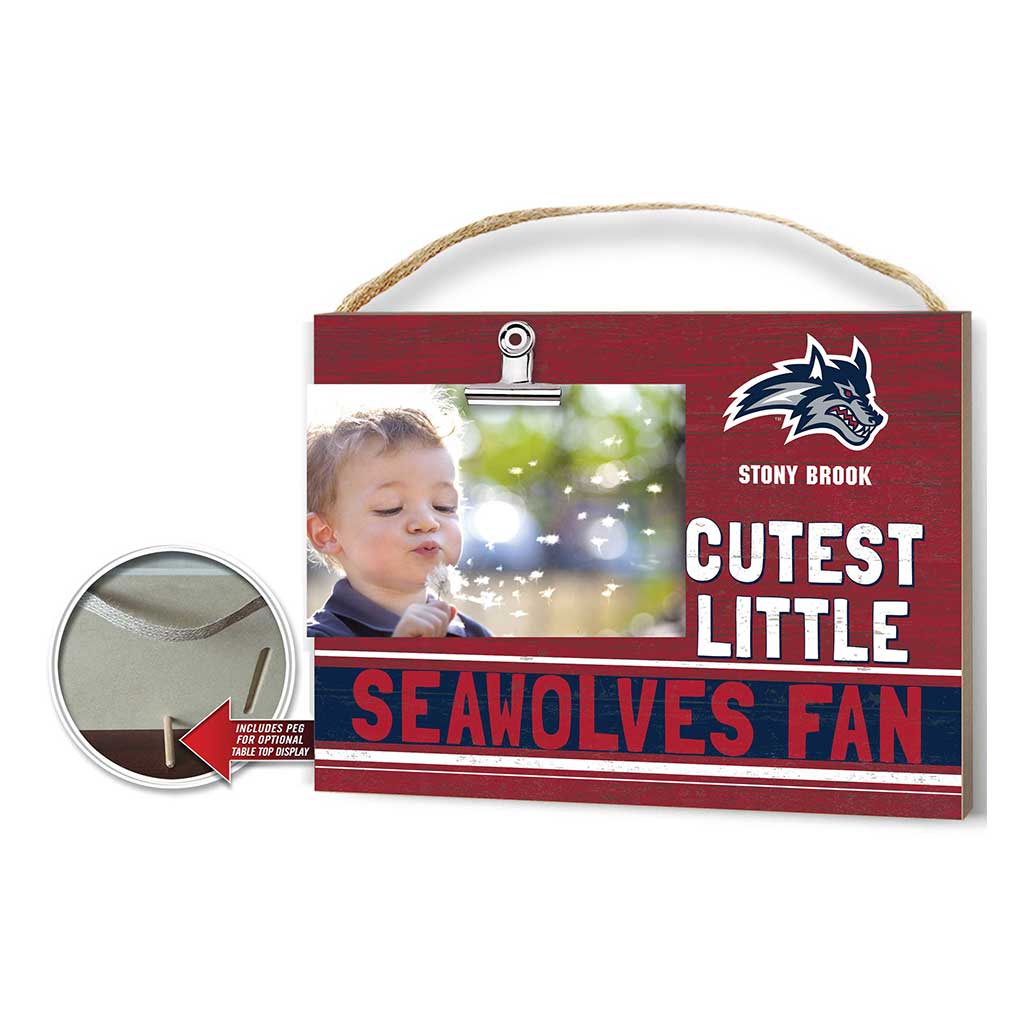 Cutest Little Team Logo Clip Photo Frame Stony Brook Seawolves
