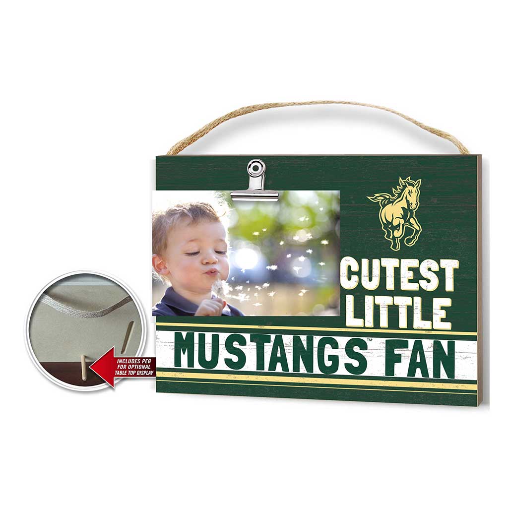 Cutest Little Team Logo Clip Photo Frame California Polytechnic State Mustangs