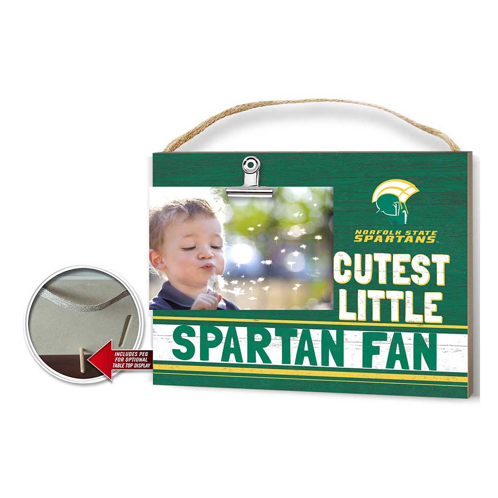 Cutest Little Team Logo Clip Photo Frame Norfolk State Spartans