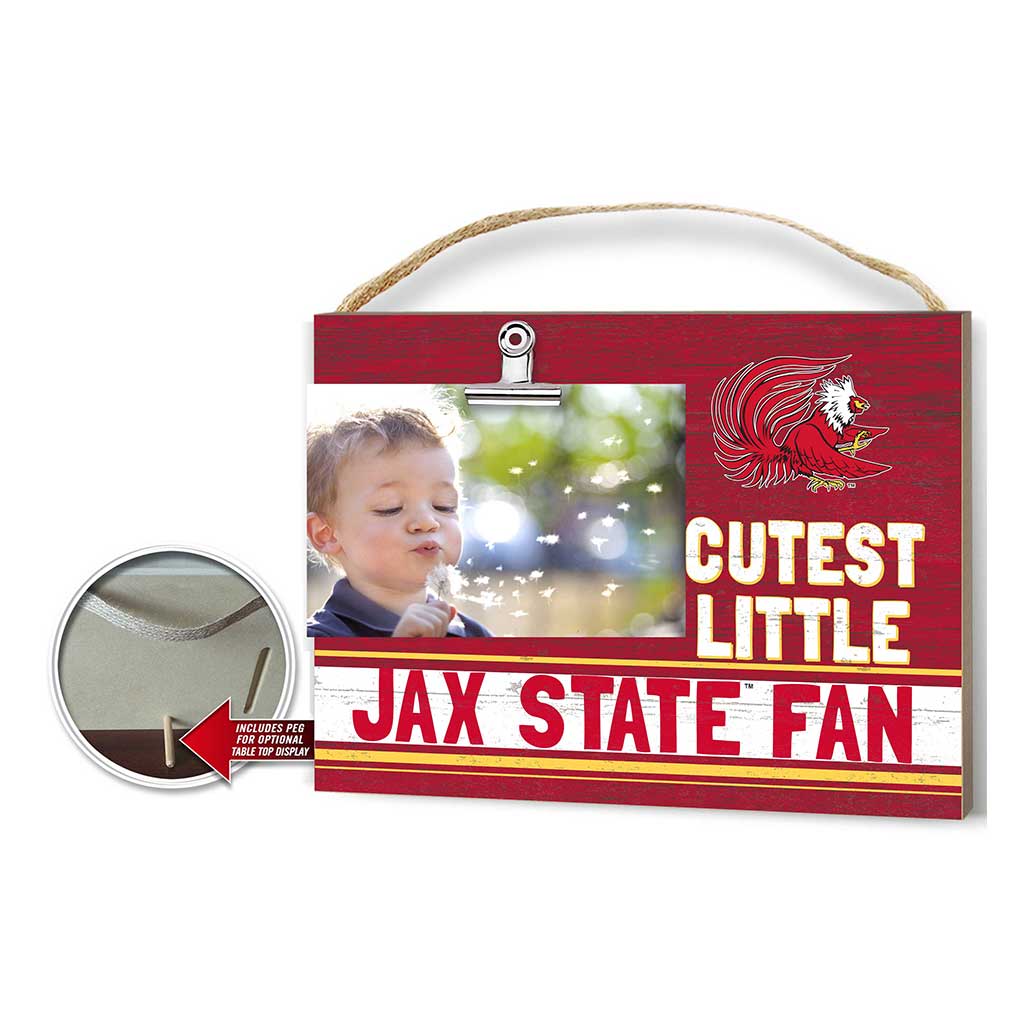 Cutest Little Team Logo Clip Photo Frame Jacksonville State Gamecocks