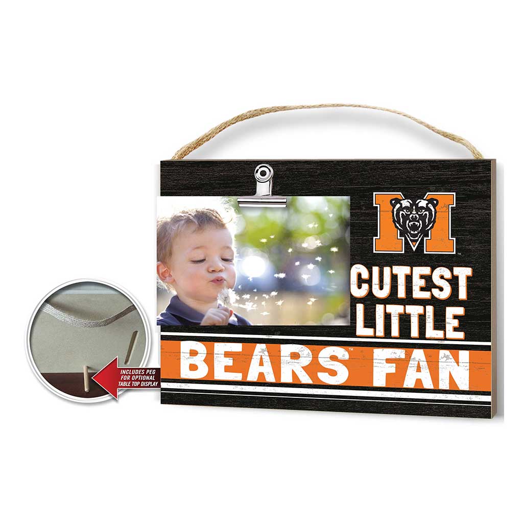 Cutest Little Team Logo Clip Photo Frame Mercer Bears