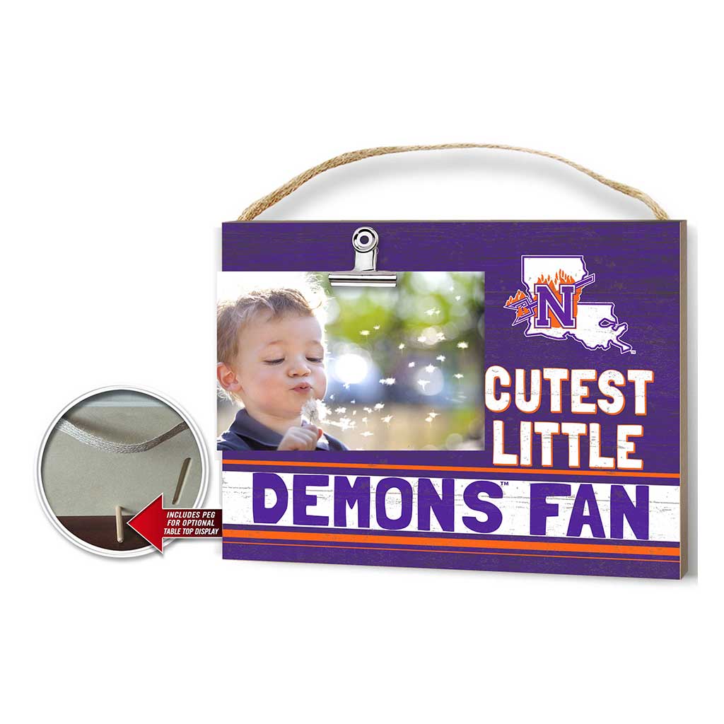 Cutest Little Team Logo Clip Photo Frame Northwestern State Demons