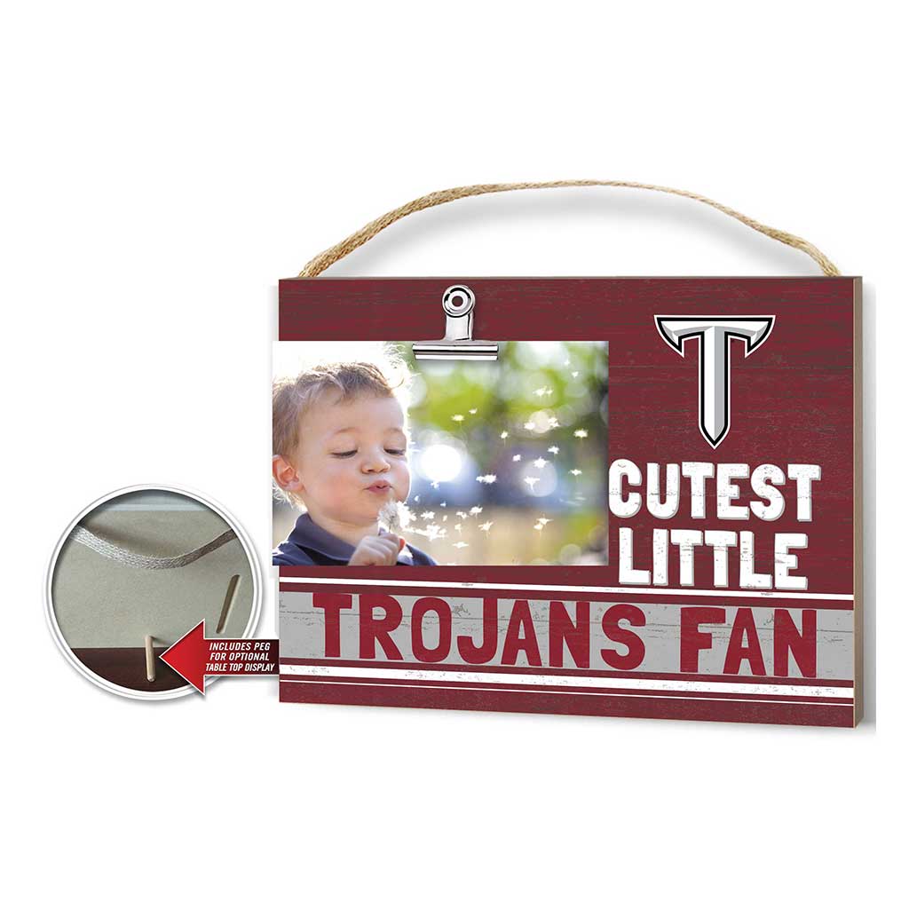 Cutest Little Team Logo Clip Photo Frame Troy Trojans