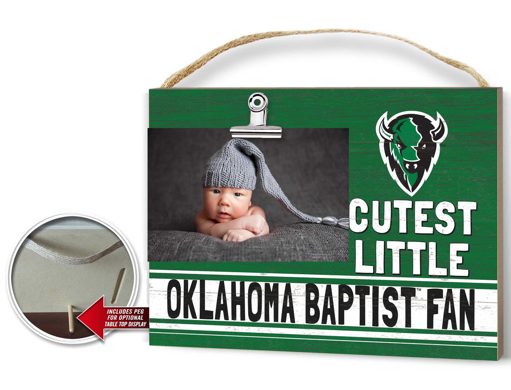 Cutest Little Team Logo Clip Photo Frame Oklahoma Baptist University Bison