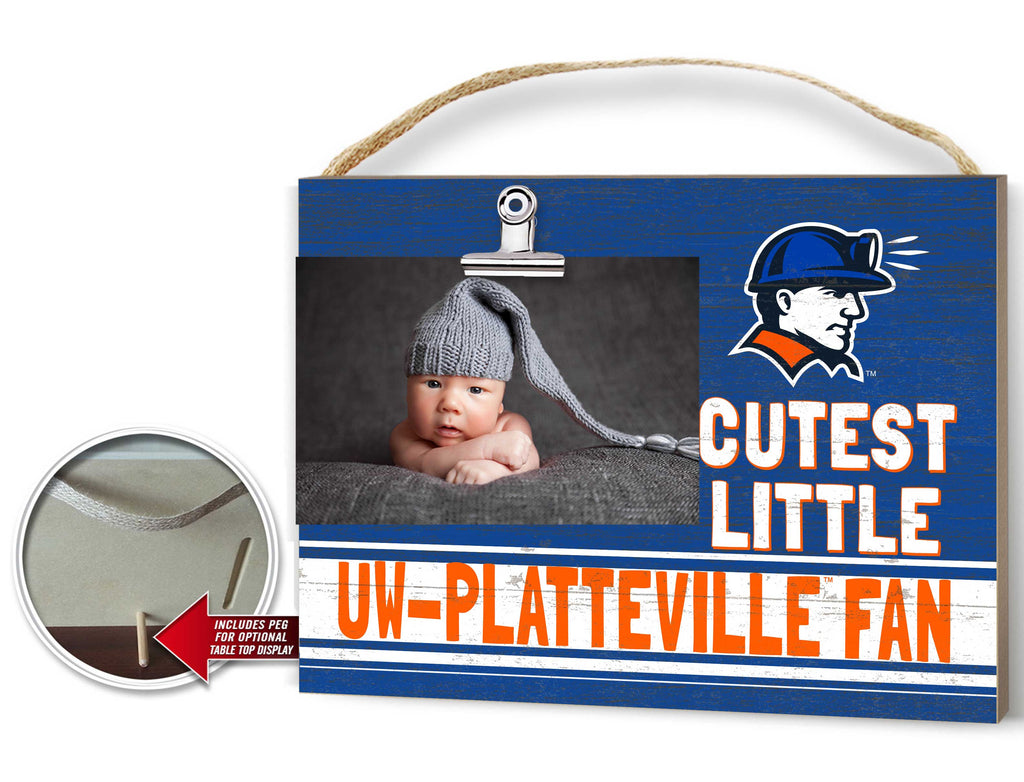 Cutest Little Team Logo Clip Photo Frame Wisconsin - Platteville PIONEERS