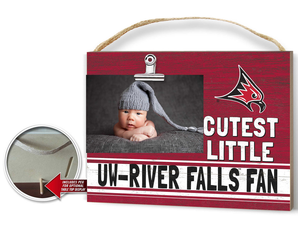 Cutest Little Team Logo Clip Photo Frame Wisconsin - River Falls FALCONS