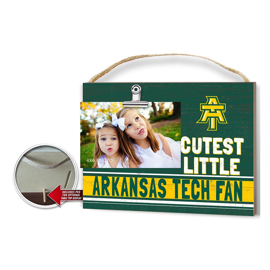 Cutest Little Team Logo Clip Photo Frame Arkansas Tech WONDER BOYS/GOLDEN SUNS