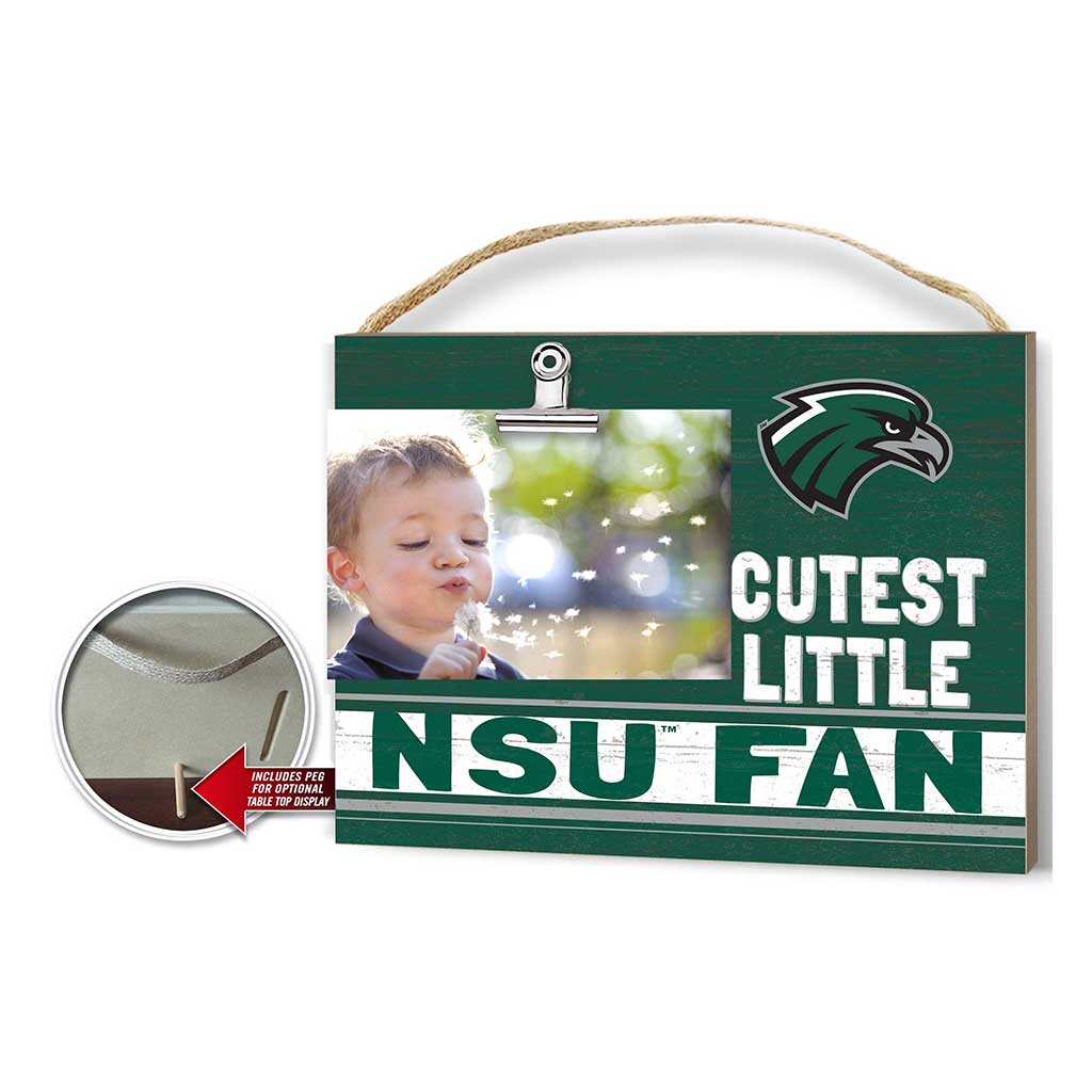 Cutest Little Team Logo Clip Photo Frame Northeastern State University Riverhawks