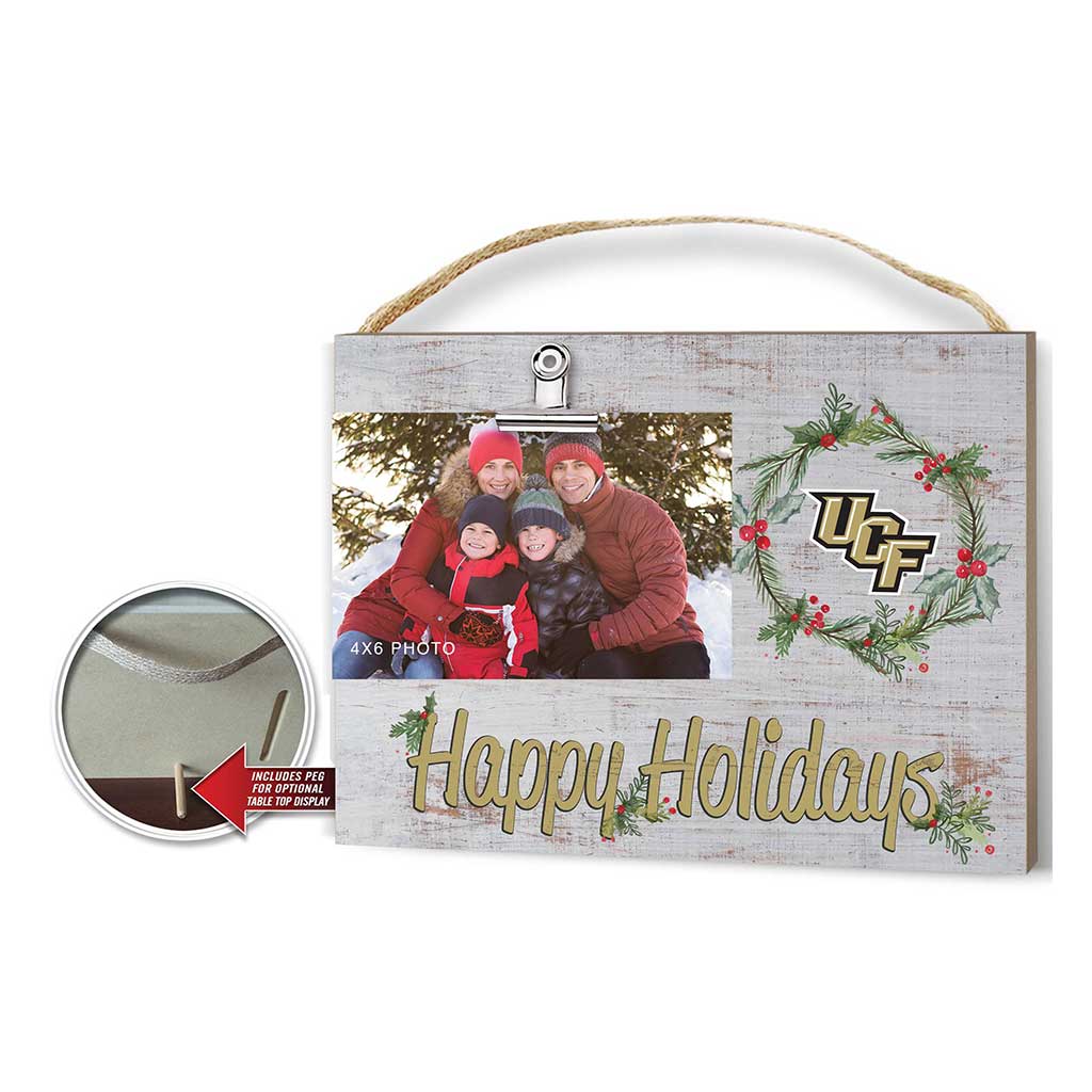Happy Holidays Clip It Photo Frame Central Florida Knights