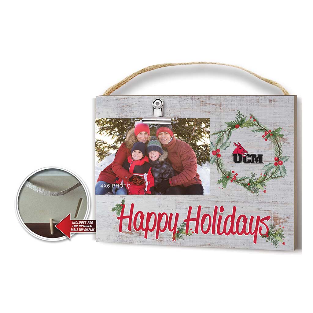 Happy Holidays Clip It Photo Frame Central Missouri Mules