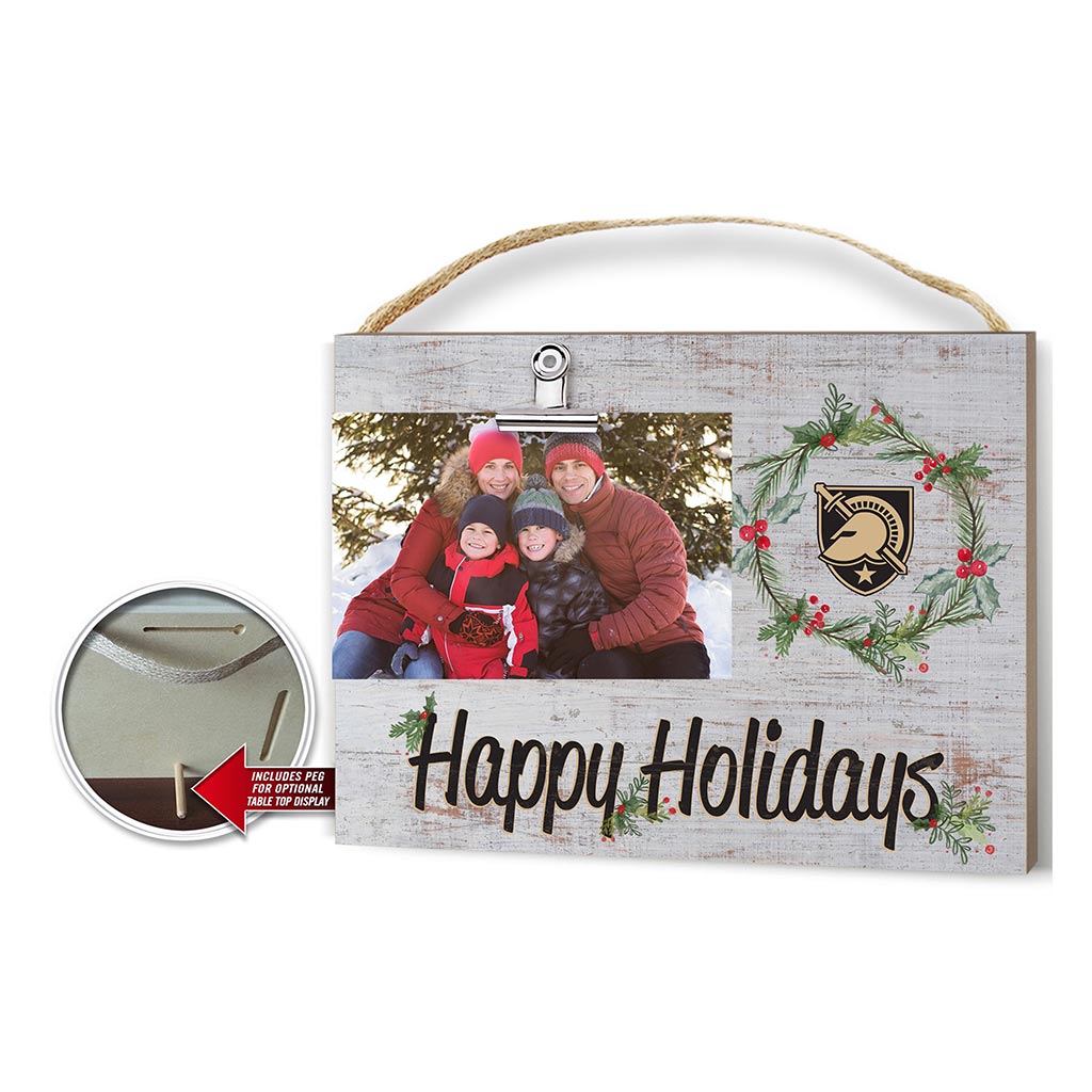 Happy Holidays Clip It Photo Frame West Point Black Knights