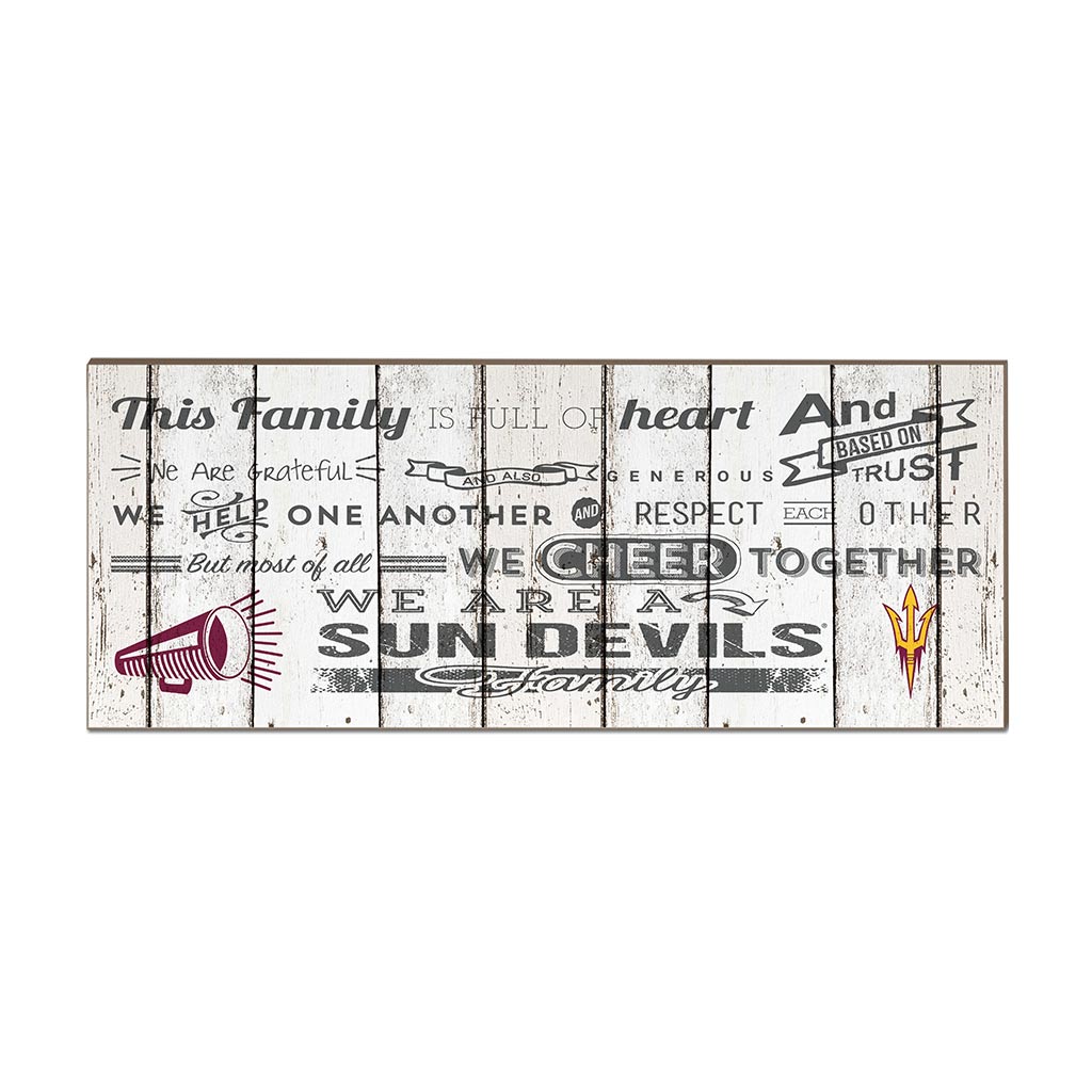 Small Weathered Family Cheer Arizona State Sun Devils