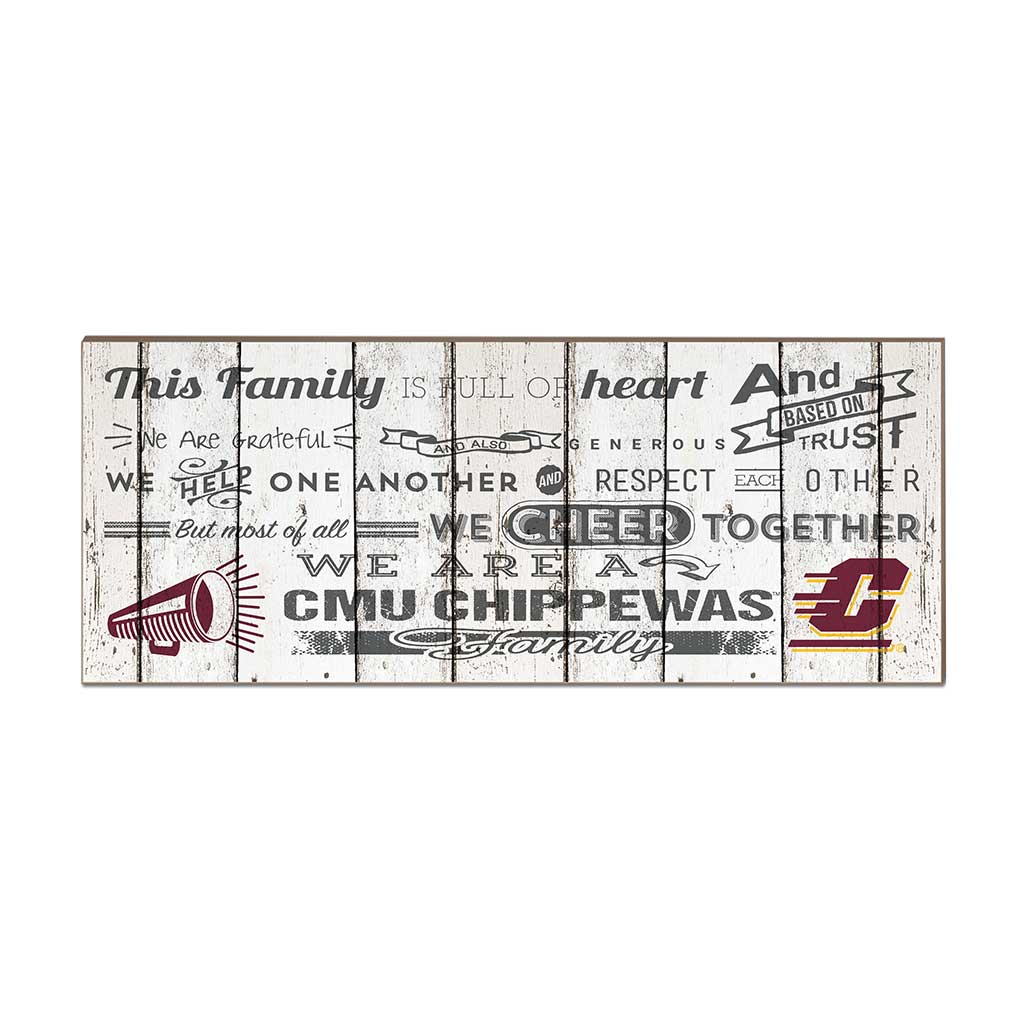 Small Weathered Family Cheer Central Michigan Chippewas