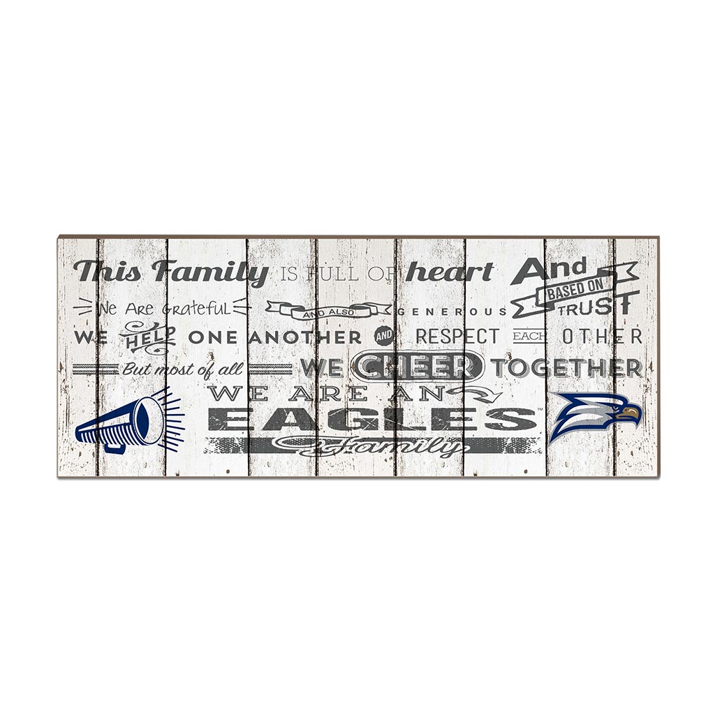 Small Weathered Family Cheer Georgia Southern Eagles