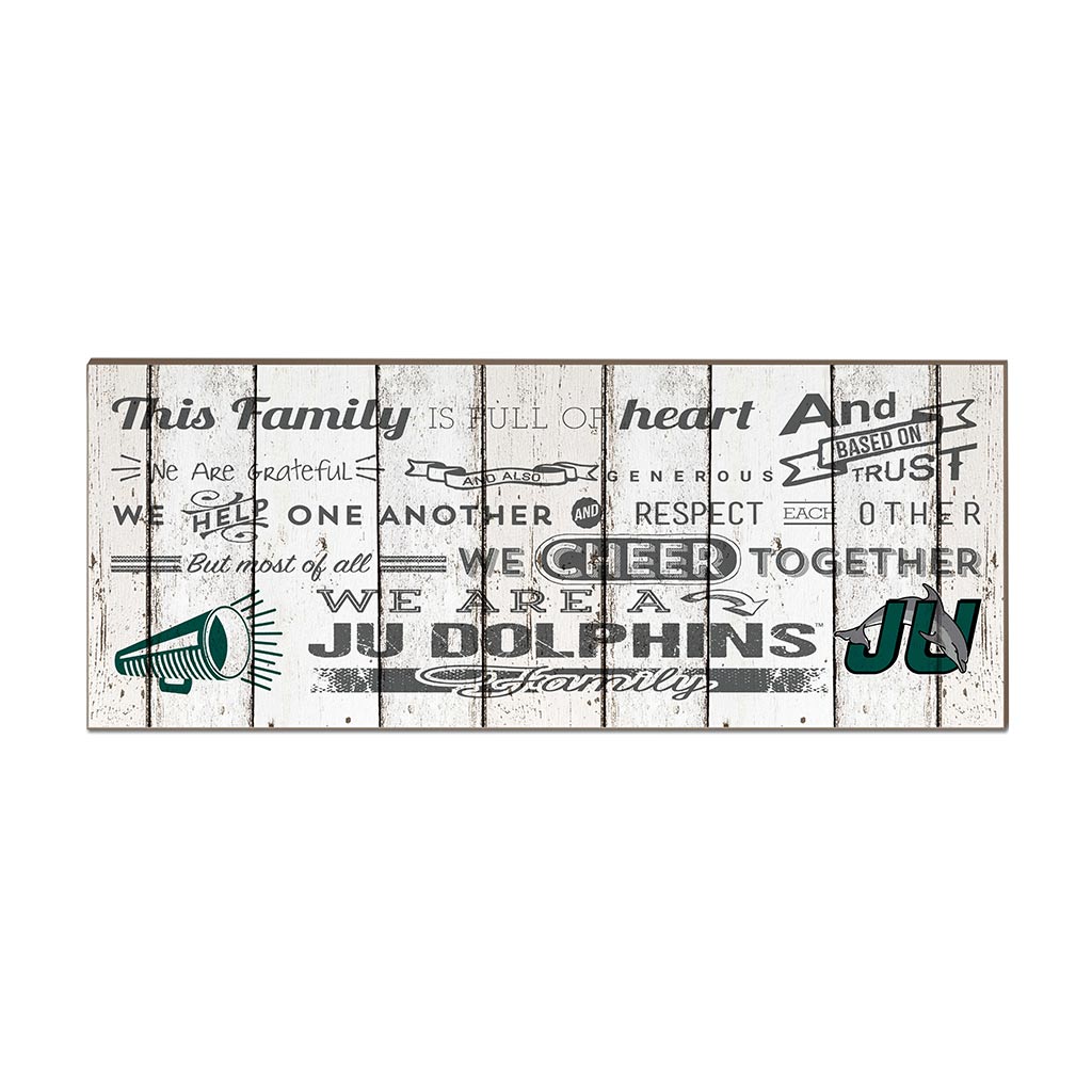 Small Weathered Family Cheer Jacksonville Dolphins