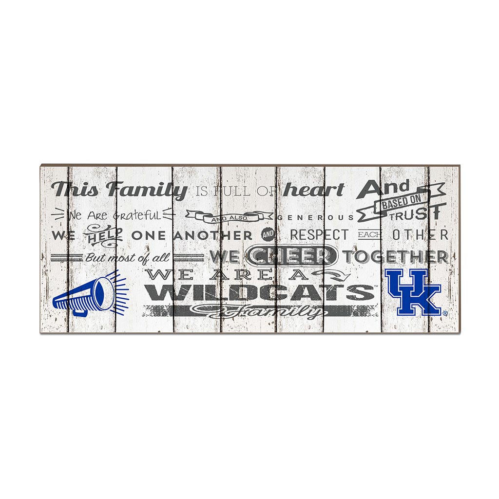 Small Weathered Family Cheer Kentucky Wildcats