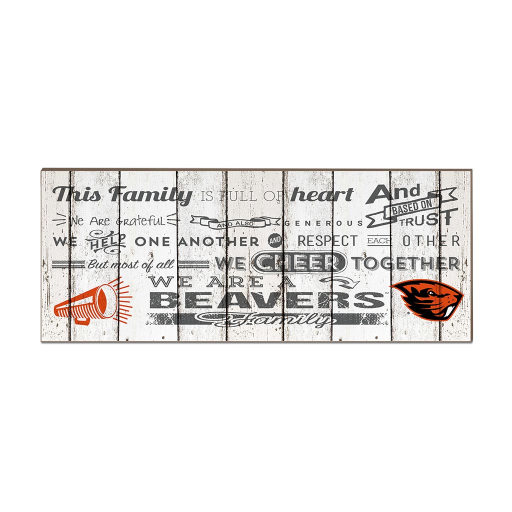 Small Weathered Family Cheer Oregon State Beavers
