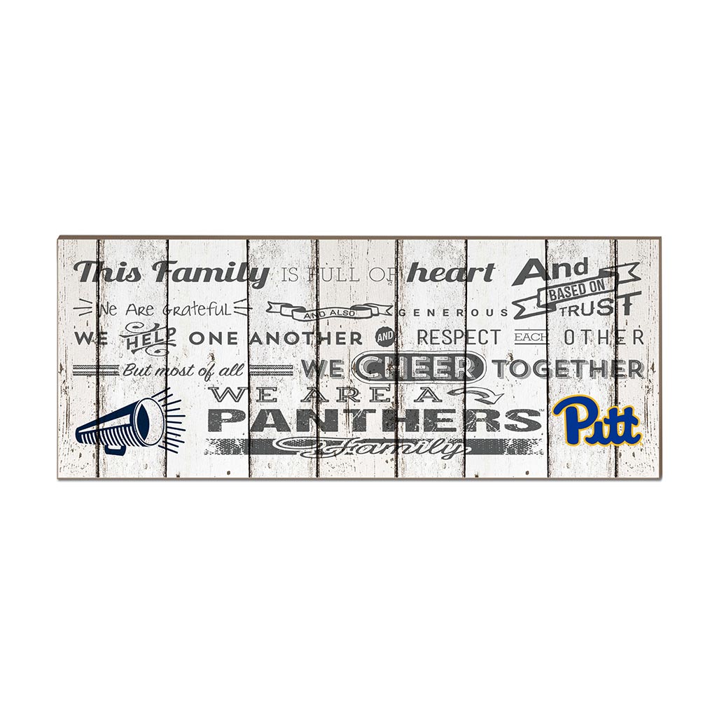Small Weathered Family Cheer Pittsburgh Panthers