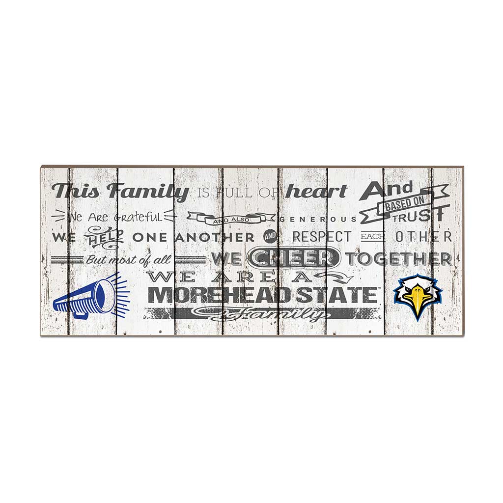 Small Weathered Family Cheer Morehead State Eagles
