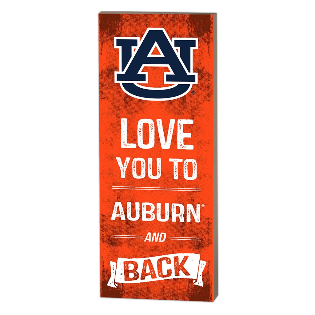 7x18 Logo Love You To Auburn Tigers
