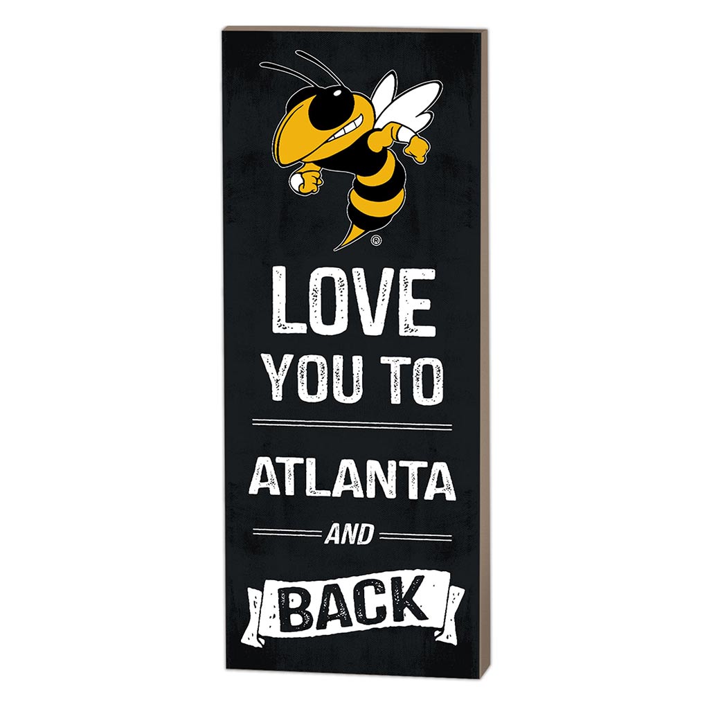 7x18 Logo Love You To Georgia Tech Yellow Jackets