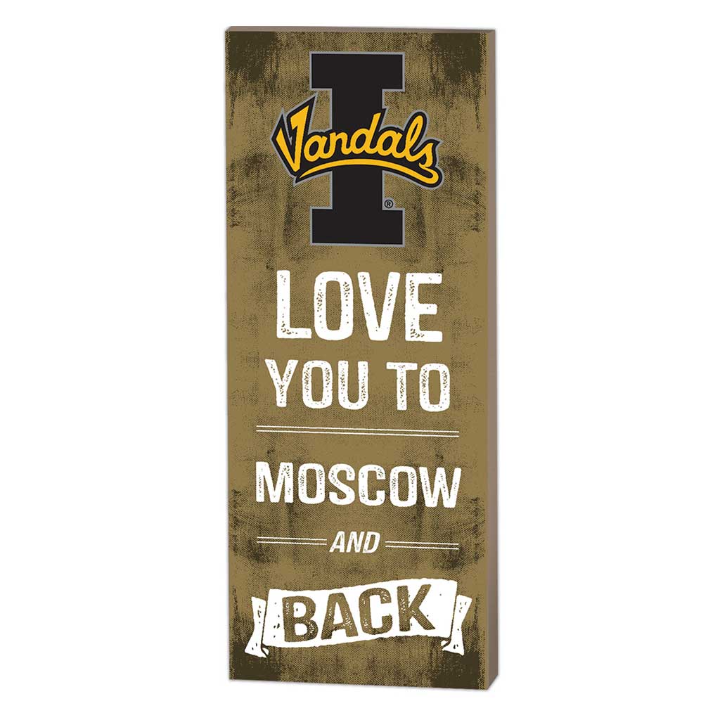7x18 Logo Love You To Idaho Vandals