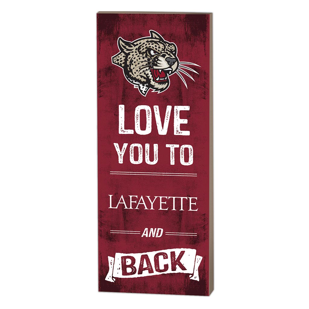 7x18 Logo Love You To Lafayette College Leopards SEC LOGO