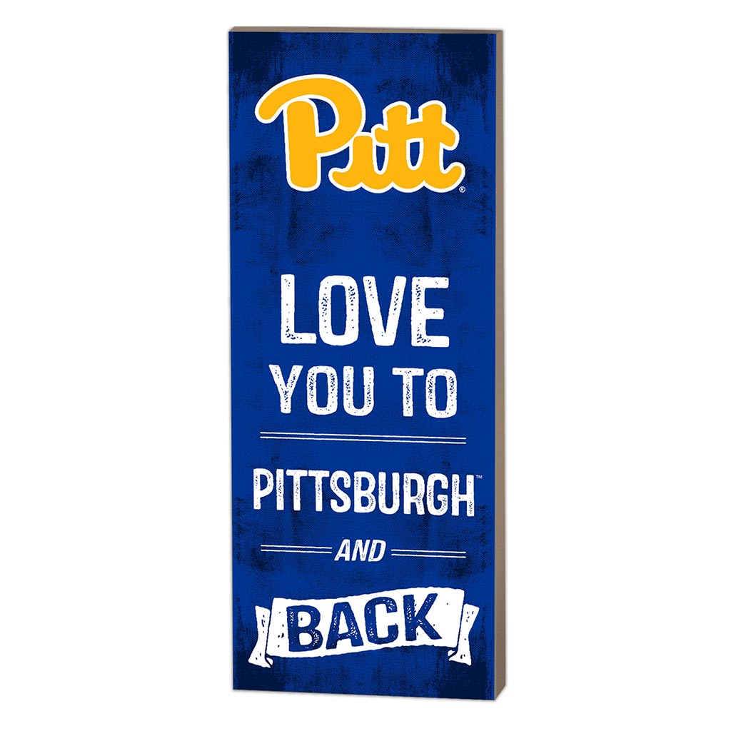 7x18 Logo Love You To Pittsburgh Panthers