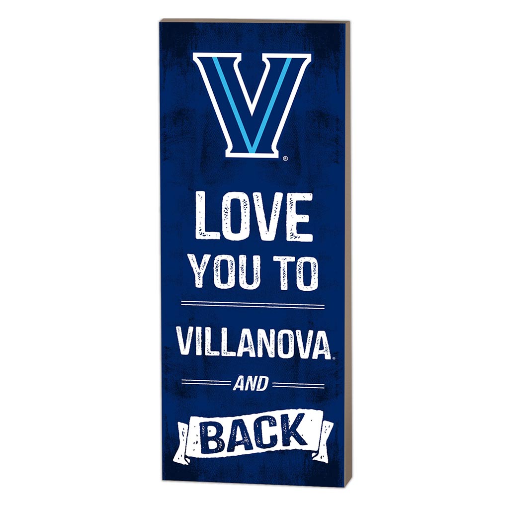 7x18 Logo Love You To Villanova Wildcats