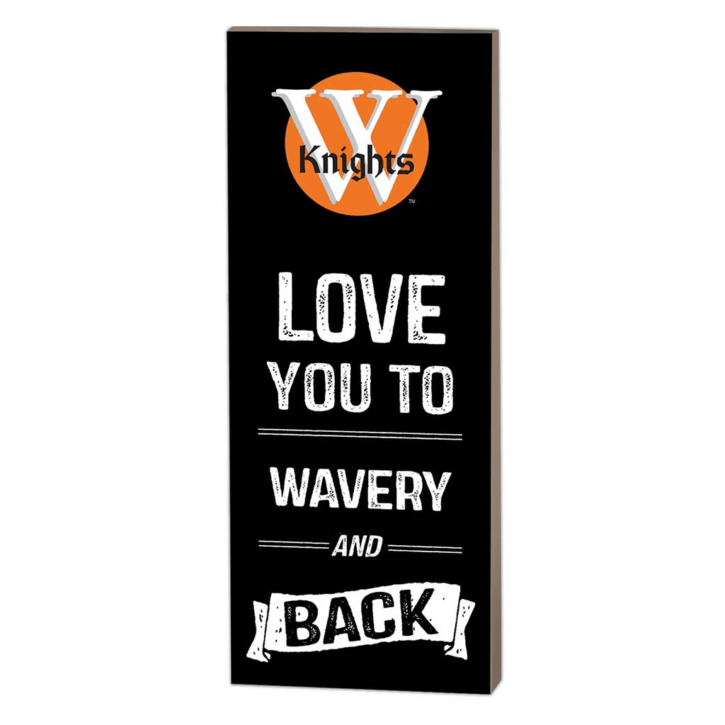 7x18 Logo Love You To Wartburg College Knights
