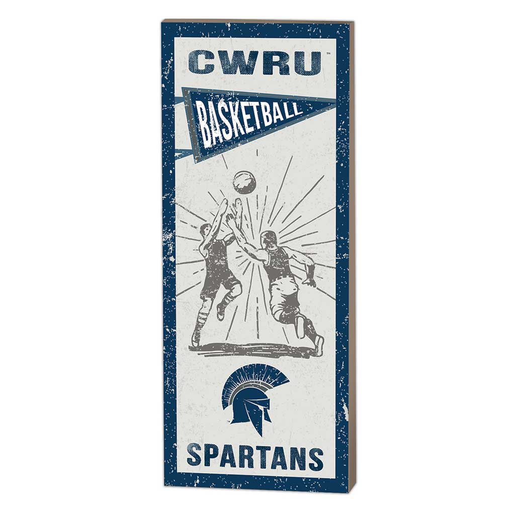 7x18 Vintage Player Case Western Reserve University Spartans Basketball
