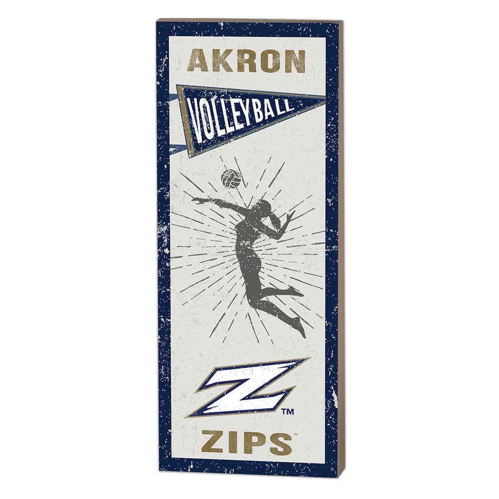 7x18 Vintage Player Akron Zips Volleyball Women