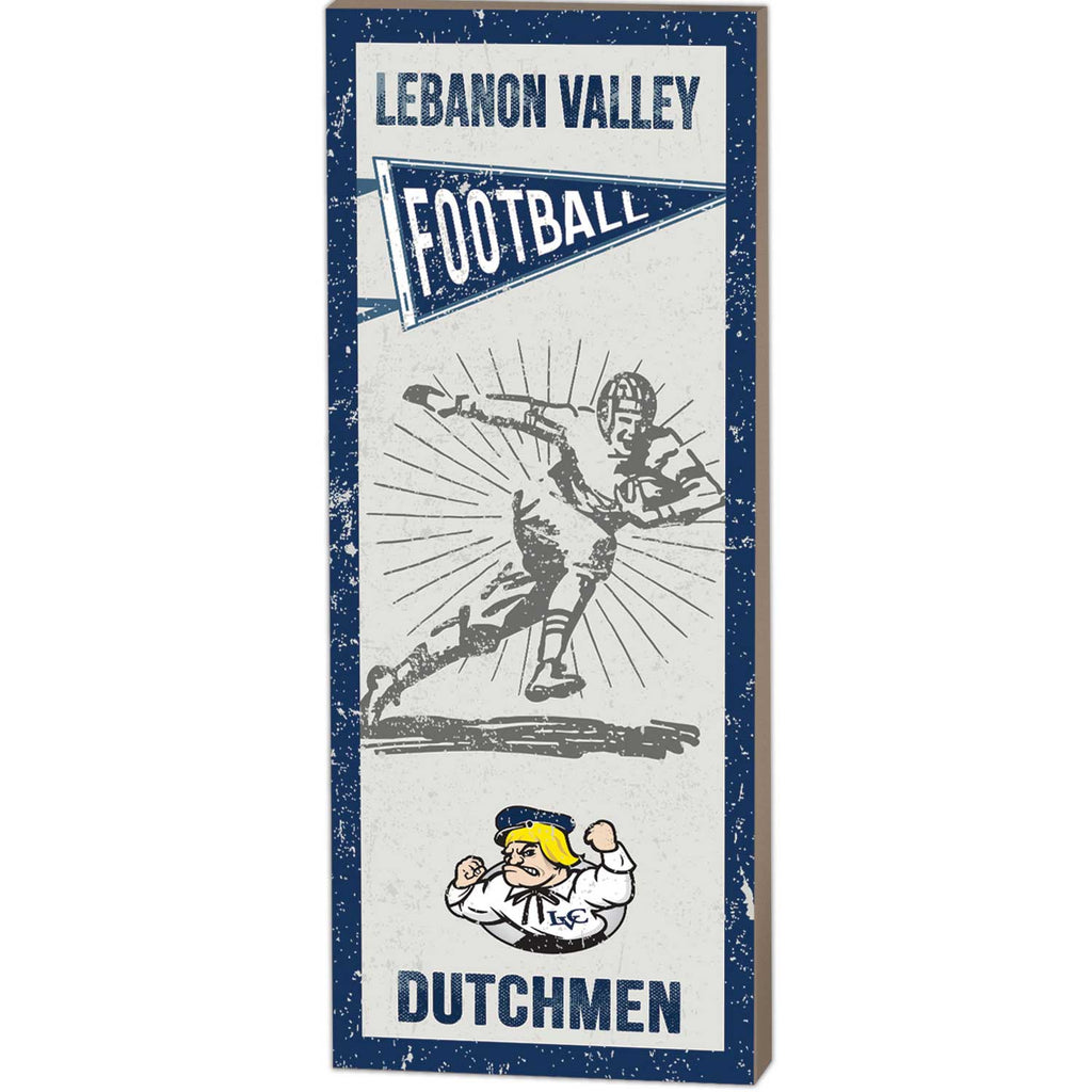 7x18 Vintage Player Lebanon Valley College Dutchmen