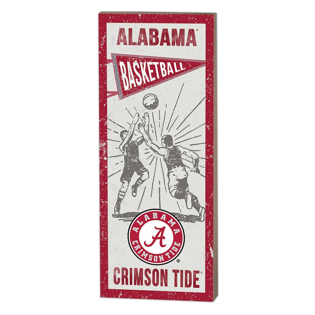 7x18 Vintage Player Alabama Crimson Tide Basketball