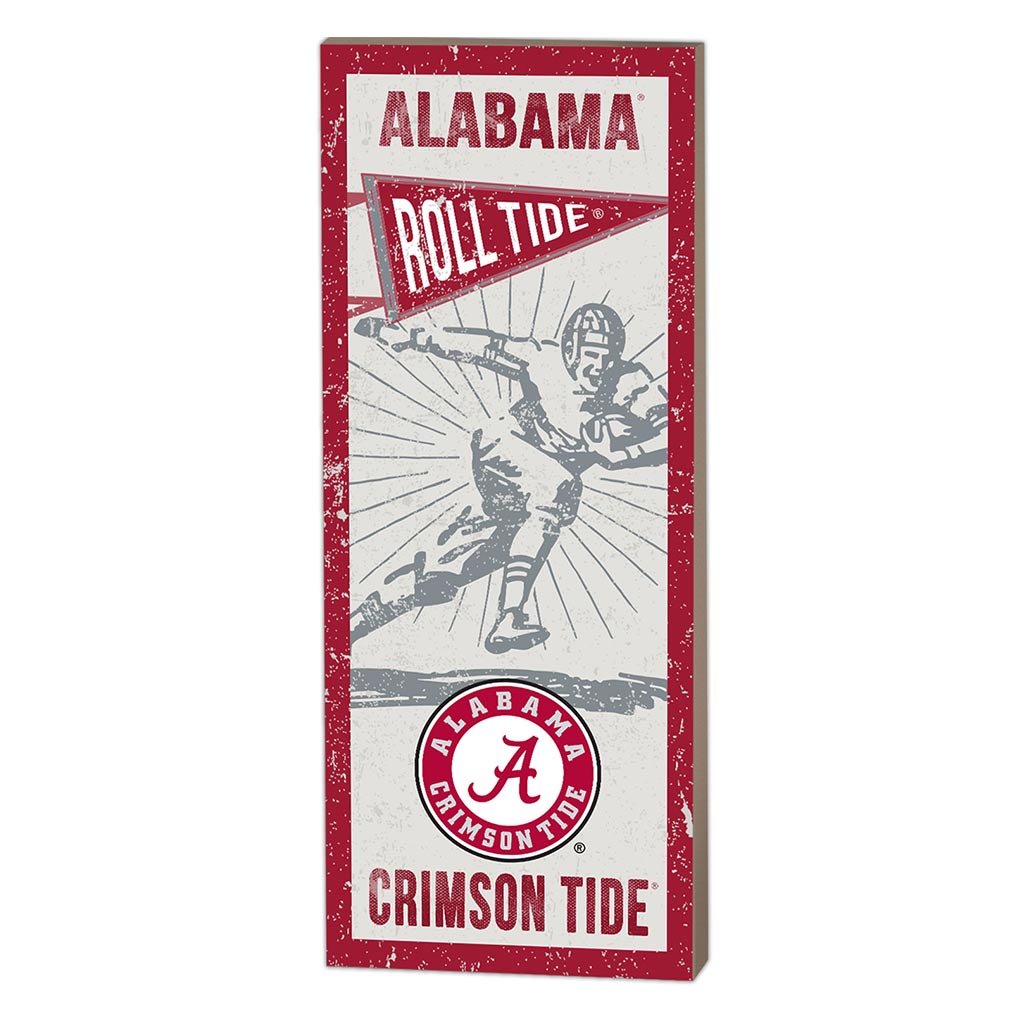 7x18 Vintage Player Alabama Crimson Tide