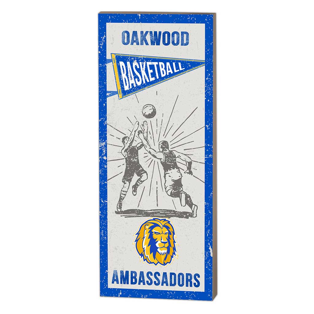 7x18 Vintage Player Oakwood University Ambassadors Basketball