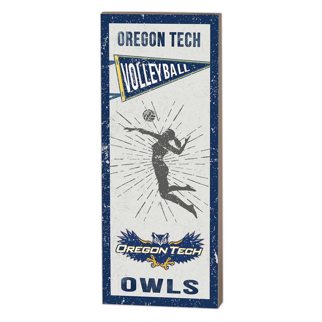 7x18 Vintage Player Oregon Institute of Technology Owls - Girl's Volleyball