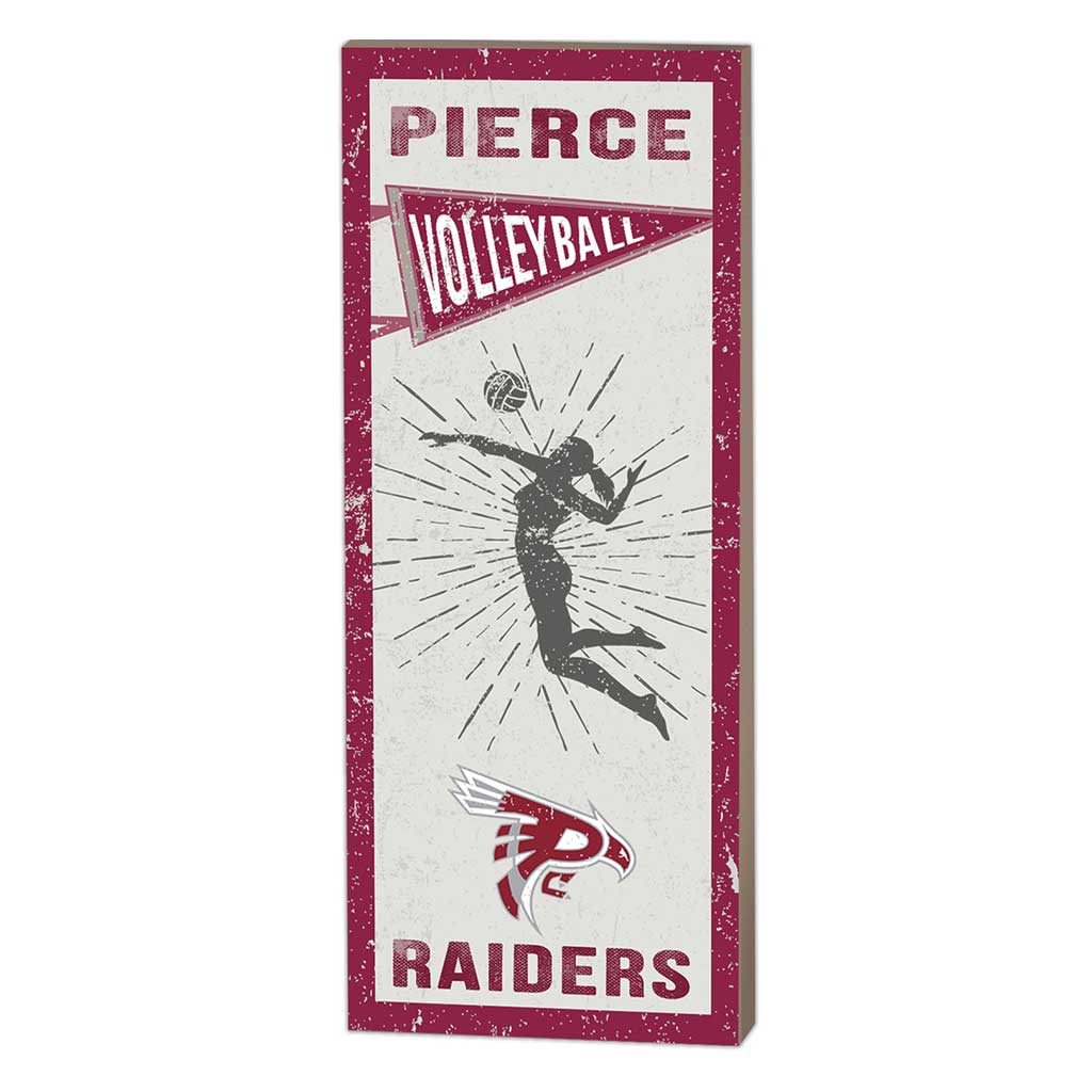 7x18 Vintage Player Pierce College Raiders - Girl's Volleyball